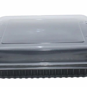 Plastik Mikrodalga Uyumlu Yemek Kabı Tek Bölmeli 50 Adet  X 10 PAKET 