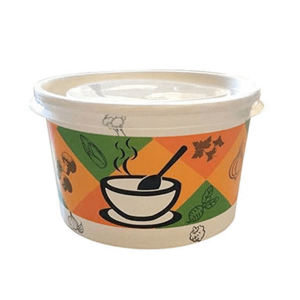 Karton Çorba Kasesi Kapaklı 16 Oz 25 Adet X20 PAKET