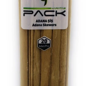 Adana Şiş Ahşap 20 Adet X20 PAKET