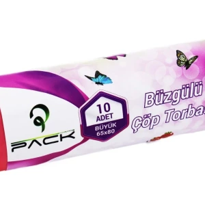 Büzgülü Çilek Kokulu Büyük Boy Çöp Torbası 65x80 X 20  PAKET