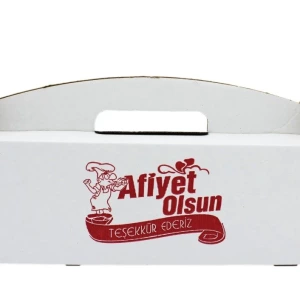 Kutu Lahmacun Saplı Büyük Beyaz 70x75,5 Cm 100 Adetli X 10 KOLİ