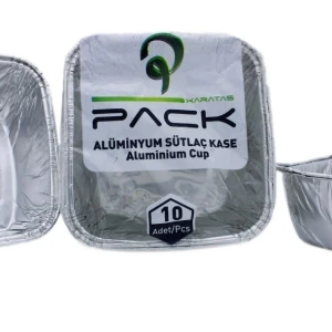 Alüminyum Sütlaç Kase 10'lu  X 50 PAKET