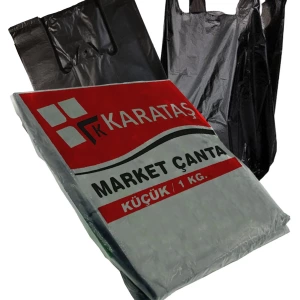 Siyah  Atlet Poşet Küçük Boy 1 Kg  X 100 PAKET